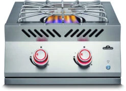 Napoleon Quemador De Gas Serie 700 12 KW BIB18PBPSS -Biohort || Napoleon || Weber Tienda de ventas BIB18PB Power Burner Prod Str burner on Red lit knob