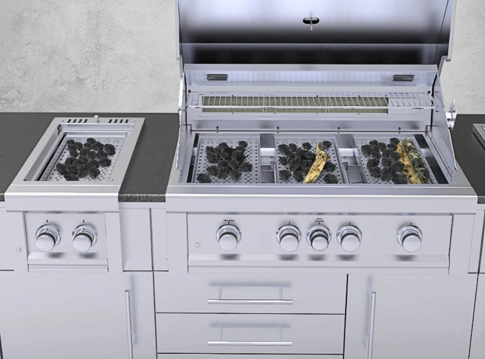 Bandeja 3 En 1 Para Carbón Y Leña Ruby 10 Bandeja 3 En 1 Para Carbón Y Leña Ruby - Imagen 8