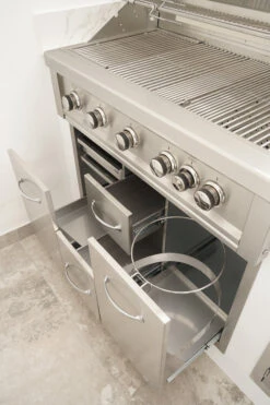 Cajonera Doble Grande + Cajón Botella Gas O Cubo Basura -Biohort || Napoleon || Weber Tienda de ventas Cajonera triple cajon botella gas o cubo basura 10