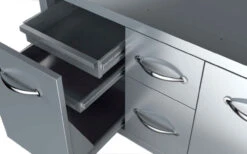 Cajonera Doble Grande + Cajón Botella Gas O Cubo Basura -Biohort || Napoleon || Weber Tienda de ventas Cajonera triple cajon botella gas o cubo basura 4