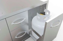 Cajonera Doble Grande + Cajón Botella Gas O Cubo Basura -Biohort || Napoleon || Weber Tienda de ventas Cajonera triple cajon botella gas o cubo basura 5