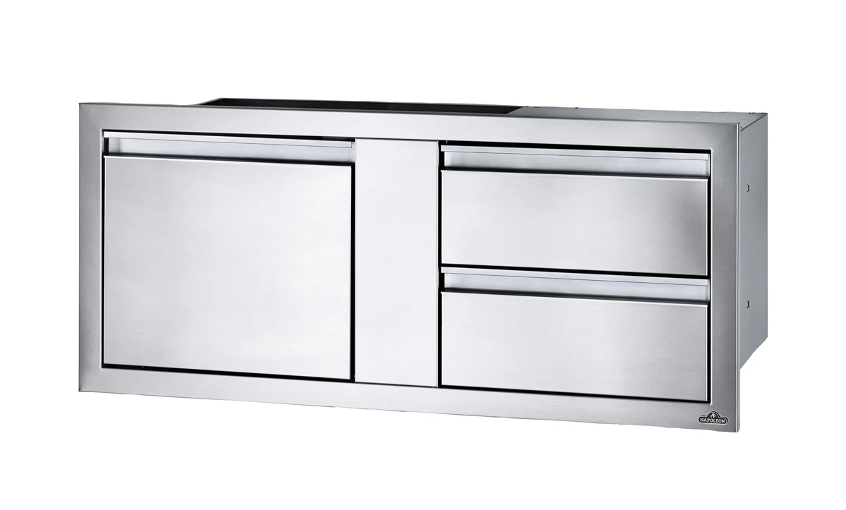 Cajonero Doble Y Puerta Individual Grande Napoleon 4 Cajonero Doble Y Puerta Individual Grande Napoleon - Imagen 2