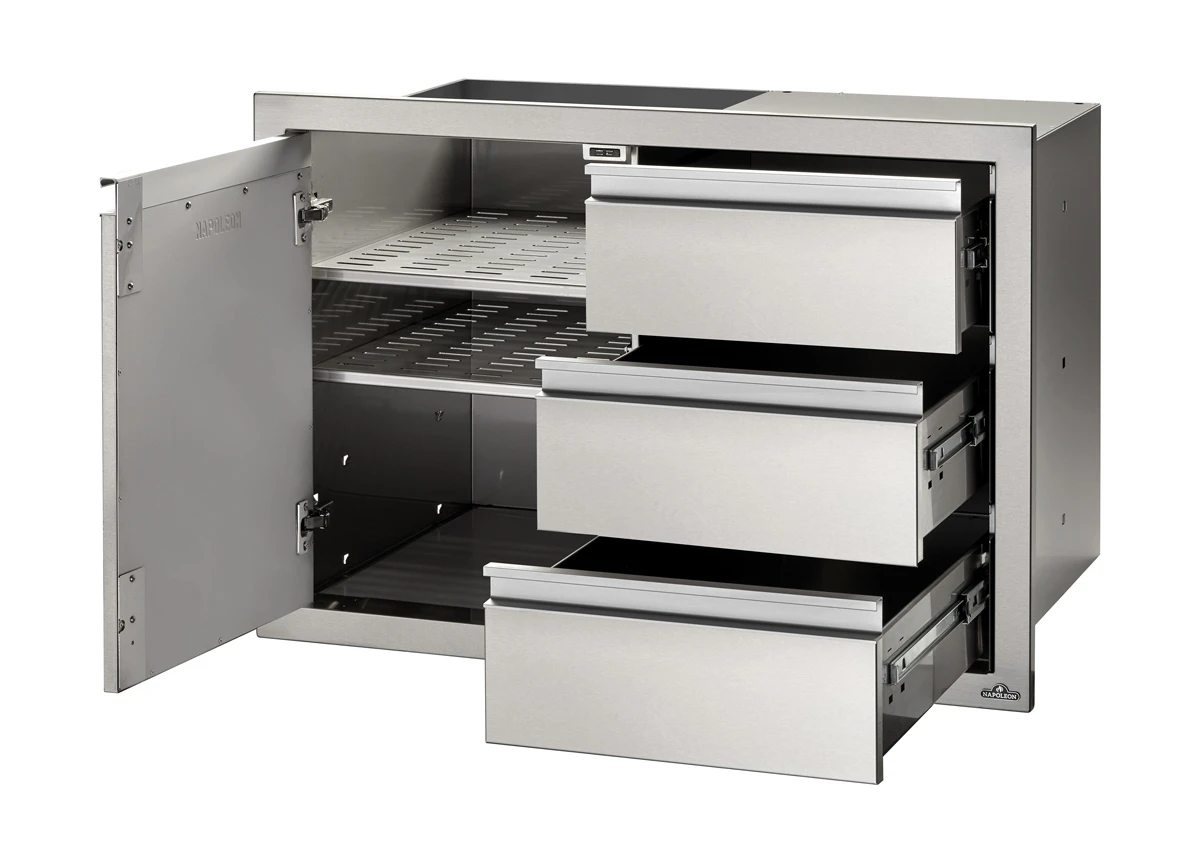 Cajonero Triple Y Puerta Individual Napoleon 5 Cajonero Triple Y Puerta Individual Napoleon - Imagen 3