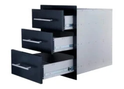 Cajonero Triple Alto Negro 8 Cajonero Triple Alto Negro -Biohort || Napoleon || Weber Tienda de ventas Cajonero triple alto Negro 2