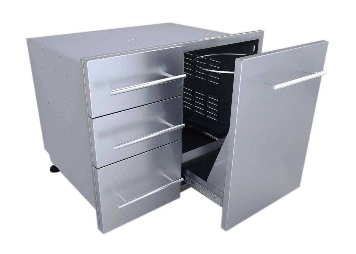 Cajonero Triple + Cajón Botella Gas O Cubo Basura DS 5 Cajonero Triple + Cajón Botella Gas O Cubo Basura DS - Imagen 3