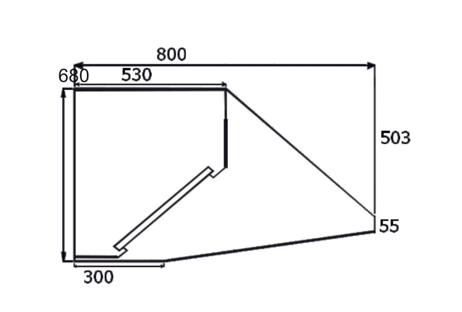 Campana Mural Para Barbacoa 250 Cm. 4 Campana Mural Para Barbacoa 250 Cm. - Imagen 2