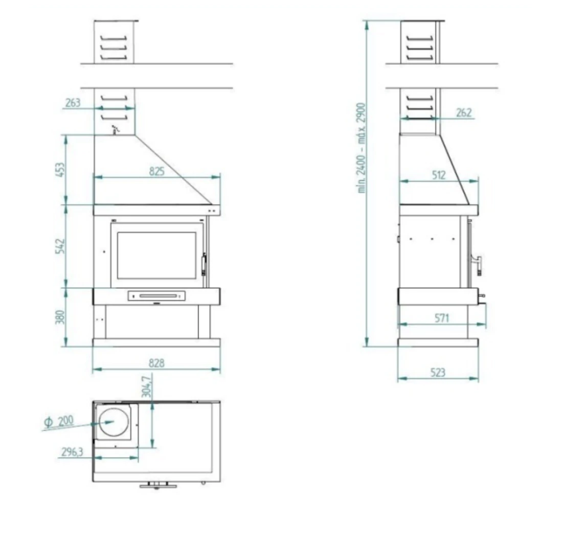 Chimenea De Leña De RincónC-302 IK 6 Chimenea De Leña De RincónC-302 IK - Imagen 4