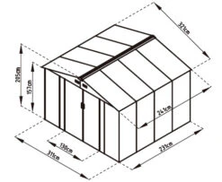 Caseta De Metal Bristol Verde 11 Caseta De Metal Bristol Verde -Biohort || Napoleon || Weber Tienda de ventas Caseta de Metal Bristol Verde 5