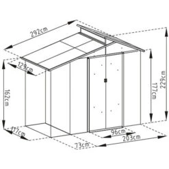 Caseta De Metal Nottingham 13 Caseta De Metal Nottingham -Biohort || Napoleon || Weber Tienda de ventas Caseta de Metal Nottingham 6
