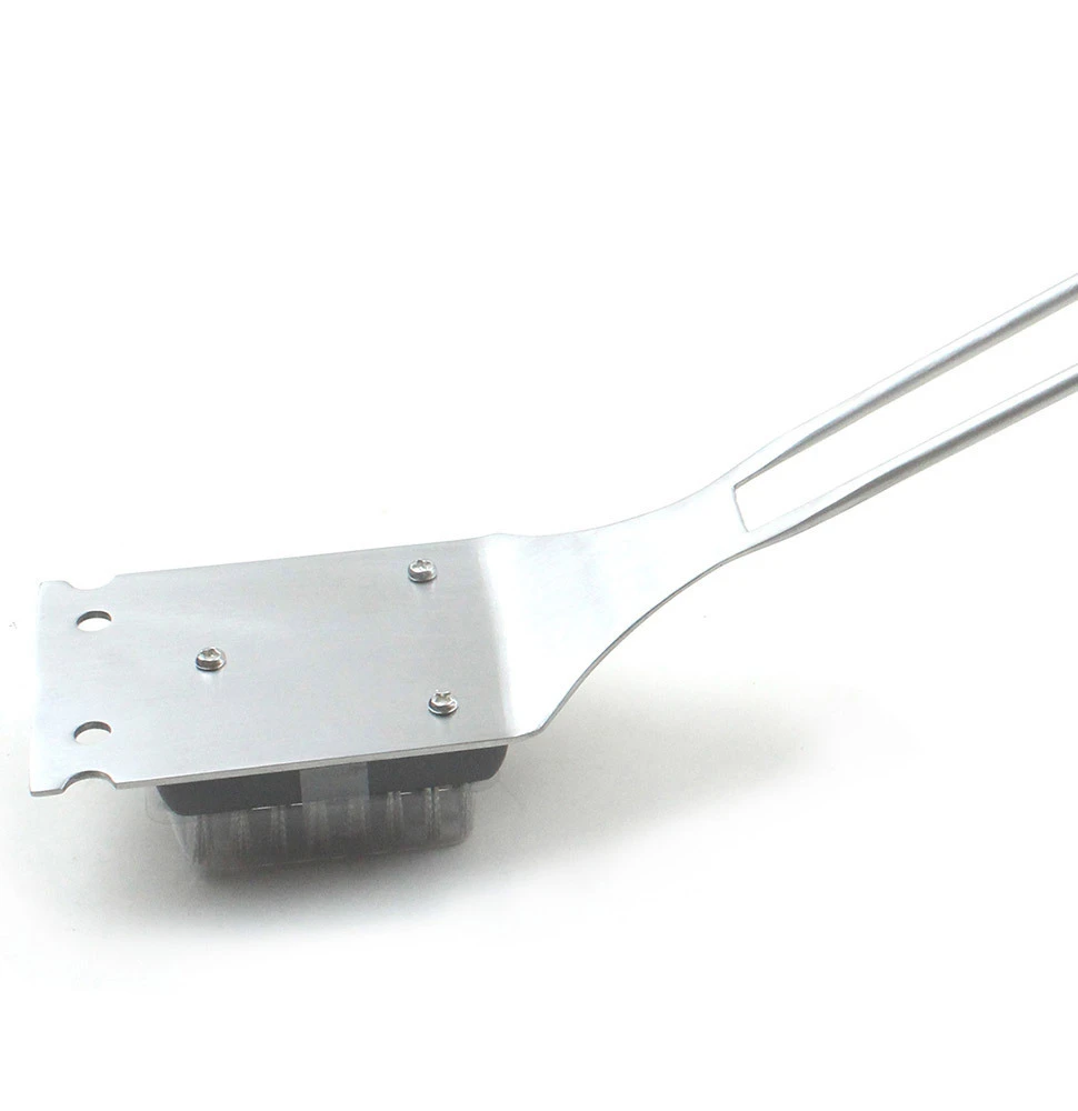 Cepillo Metálico 2 En 1 Verde Ejército Barbecook 4 Cepillo Metálico 2 En 1 Verde Ejército Barbecook - Imagen 2