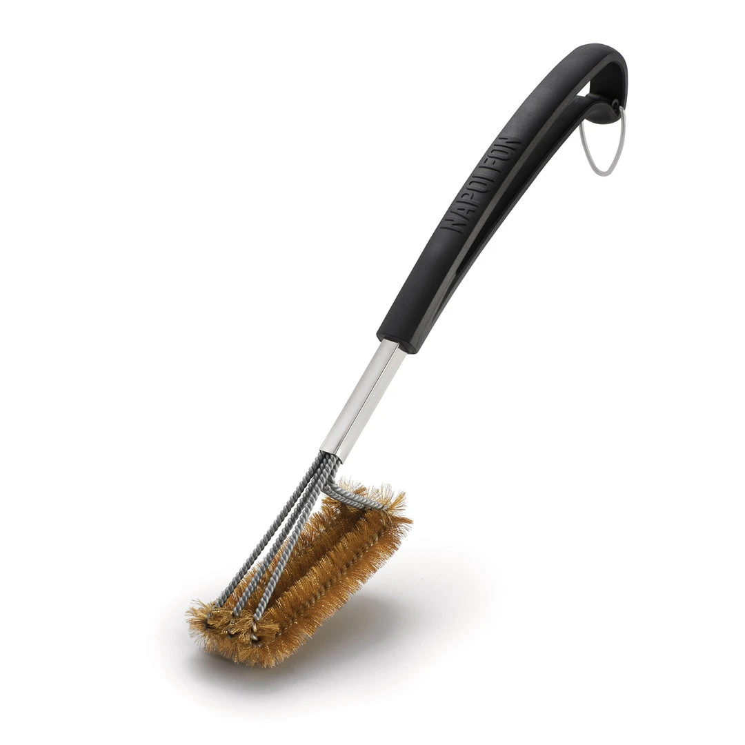 Napoleon Cepillo Para Parrilla De 3 Hileras Con Cerdas De Latón