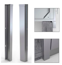 Chapa Protectora Izquierda 7,6 Cm. Para Módulos Base -Biohort || Napoleon || Weber Tienda de ventas Chapa Protectora Izquierda 76 cm. para Modulos Base 2