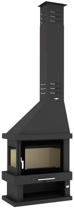 Chimenea De Leña Rinconera Modelo C-102 IK