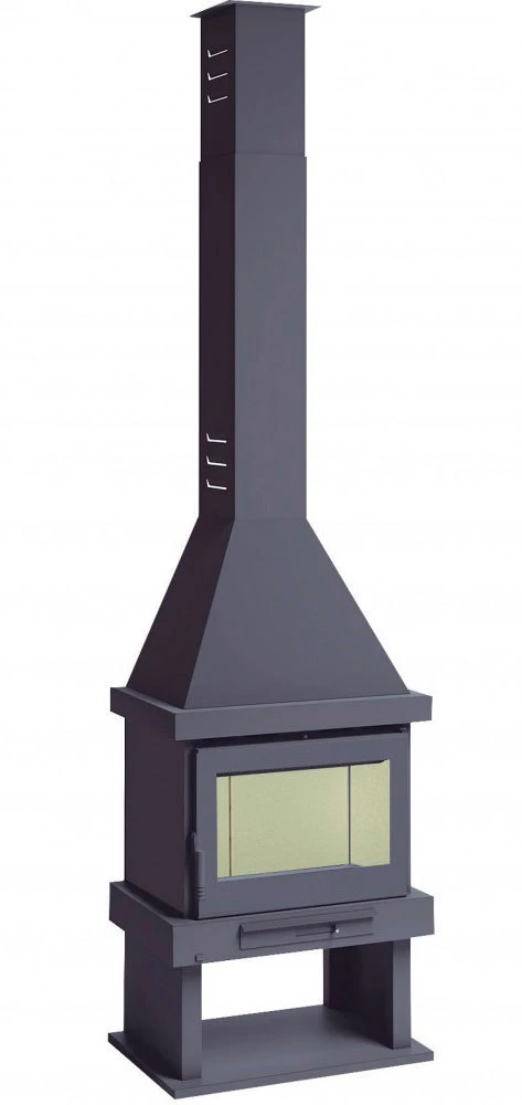 Chimenea De Leña Con Turbinas C-300 T 4 Chimenea De Leña Con Turbinas C-300 T - Imagen 2