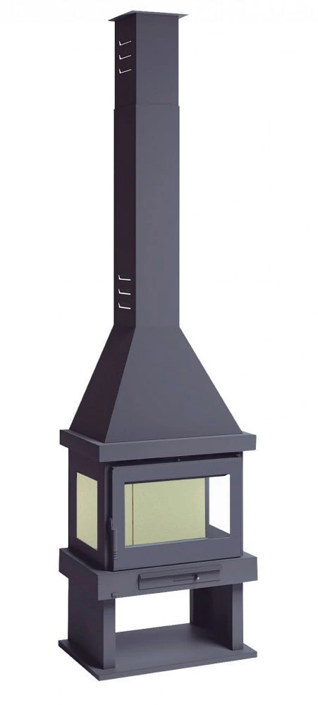 Chimenea De Leña Con Turbinas C-303 T 4 Chimenea De Leña Con Turbinas C-303 T - Imagen 2