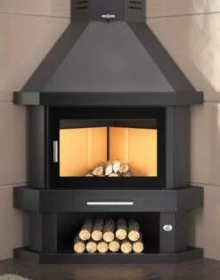 Chimenea De Leña Rinconera Modelo C-200 R