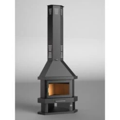 Chimenea De Leña Rinconera Modelo C-200 R 8 Chimenea De Leña Rinconera Modelo C-200 R -Biohort || Napoleon || Weber Tienda de ventas Chimenea de lena C 200 R.1