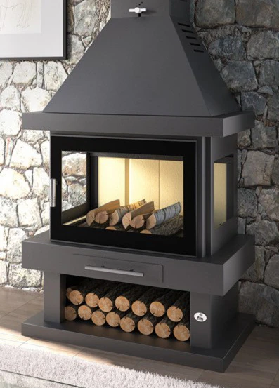 Chimenea De Leña Modelo C-203 3 Chimenea De Leña Modelo C-203
