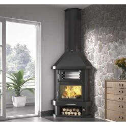 Chimenea De Leña Con Horno C-300 RH -Biohort || Napoleon || Weber Tienda de ventas Chimenea de lena con horno C 300 RH 3