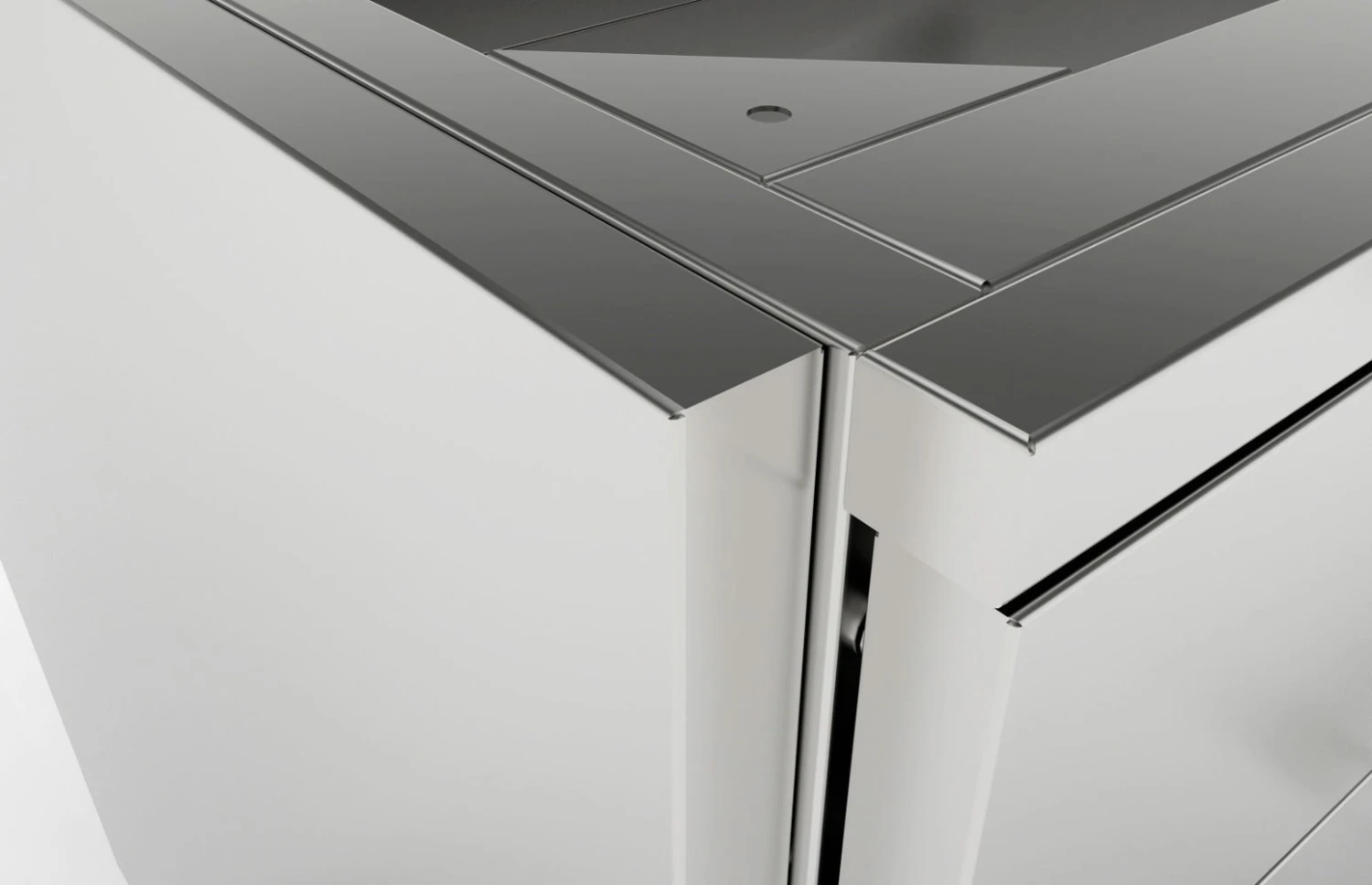 Costado Para Módulos Inox. 4 Costado Para Módulos Inox. - Imagen 2