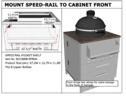 Estante Inox. Para Botellas -Biohort || Napoleon || Weber Tienda de ventas Estante Inox Botellas Sunstone 6
