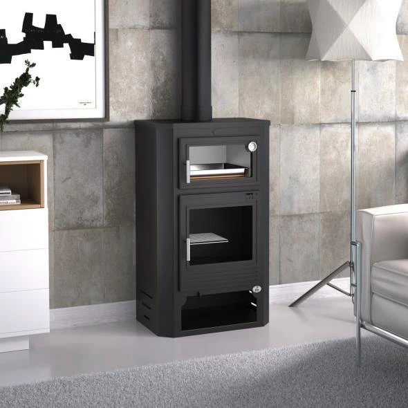 Estufa De Leña Con Horno Modelo M-104 4 Estufa De Leña Con Horno Modelo M-104 - Imagen 2