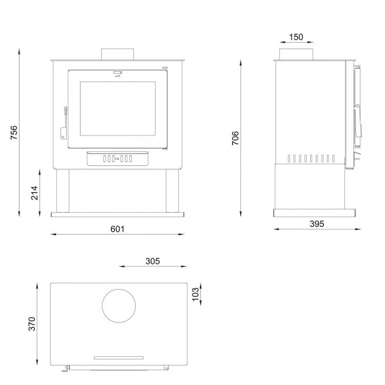 Estufa De Leña Modelo CH-0 6 Estufa De Leña Modelo CH-0 - Imagen 4