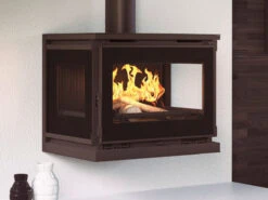 Estufa De Leña Con Turbinas Modelo M-173