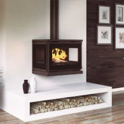 Estufa De Leña Con Turbinas Modelo M-173 -Biohort || Napoleon || Weber Tienda de ventas Estufa de Lena Modelo M 173 3