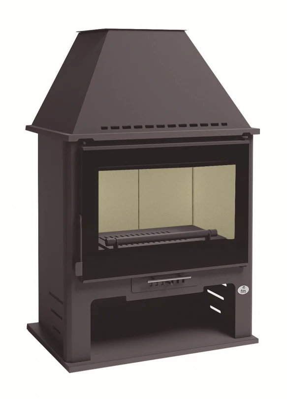 Estufa De Leña Con Turbinas Modelo M-300 TK 3 Estufa De Leña Con Turbinas Modelo M-300 TK