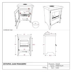 Estufa De Leña Eco Design Lille Premium 11 Estufa De Leña Eco Design Lille Premium -Biohort || Napoleon || Weber Tienda de ventas Estufa de lena Eco Lille Premium 1