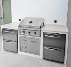 Frigorífico De Cajones Para Exterior De Acero Inoxidable -Biohort || Napoleon || Weber Tienda de ventas Frigorifico cajones exterior Acero Inoxidable 9