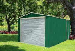 Garaje De Metal Essex Verde 12 Garaje De Metal Essex Verde -Biohort || Napoleon || Weber Tienda de ventas Garaje de Metal Essex Verde 3