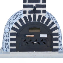 Horno Montado Mármol Gris 90 Cm.