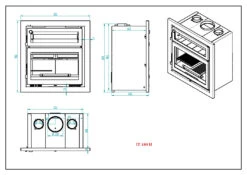 Horno Insertable De Leña Modelo IT-180 H 9 Horno Insertable De Leña Modelo IT-180 H -Biohort || Napoleon || Weber Tienda de ventas Horno Insertable de Lena Modelo IT 180 H 4