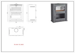 Horno De Leña Modelo HL-200 F -Biohort || Napoleon || Weber Tienda de ventas Horno de Lena Modelo HL 200 F 3