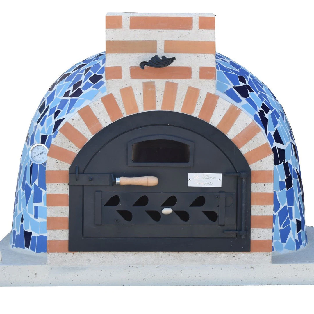 Horno Montado Mosaico Mediterráneo 85 Cm. 3 Horno Montado Mosaico Mediterráneo 85 Cm.