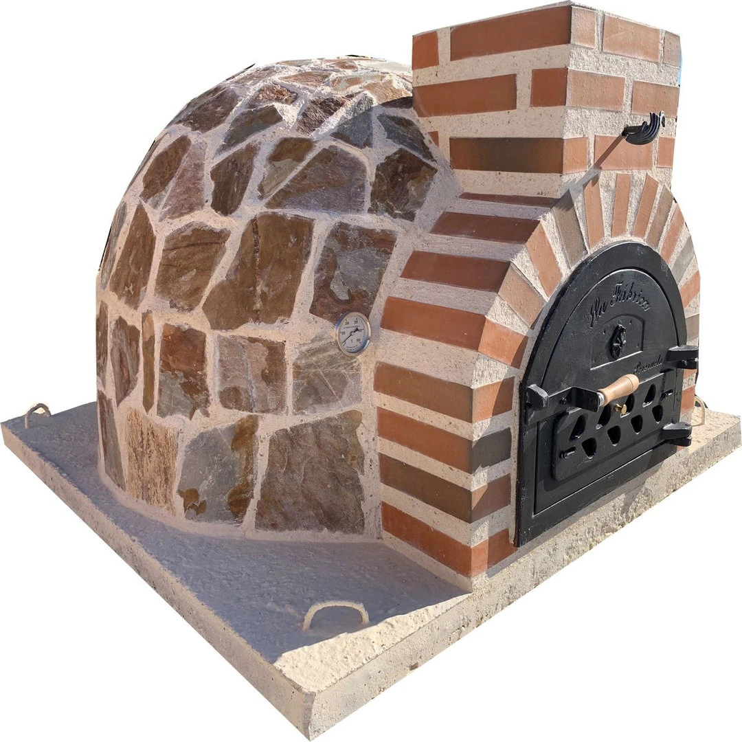 Horno Montado Piedra Multicolor Especial 90 Cm. - Imagen 3