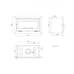 Insertable De Leña Modelo IT-100 9 Insertable De Leña Modelo IT-100 -Biohort || Napoleon || Weber Tienda de ventas Insertable De Lena IT 100.2a