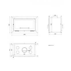 Insertable De Leña Modelo IT-102 -Biohort || Napoleon || Weber Tienda de ventas Insertable De Lena IT 102.2a