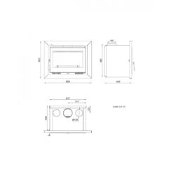Insertable De Leña Modelo IT-170 -Biohort || Napoleon || Weber Tienda de ventas Insertable De Lena IT 170.2a