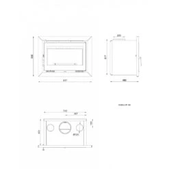 Insertable De Leña Modelo IT-180 -Biohort || Napoleon || Weber Tienda de ventas Insertable De Lena IT 180.2a