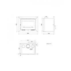 Insertable De Leña Modelo I-170 9 Insertable De Leña Modelo I-170 -Biohort || Napoleon || Weber Tienda de ventas Insertable De Lena I 170.2a