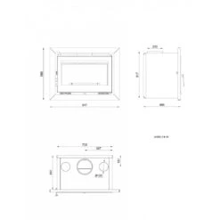 Insertable De Leña Modelo I-180 9 Insertable De Leña Modelo I-180 -Biohort || Napoleon || Weber Tienda de ventas Insertable De Lena I 180.2a