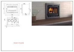 Insertable De Leña Modelo IT-165 FK -Biohort || Napoleon || Weber Tienda de ventas Insertable de Lena Modelo IT 165 FK 3