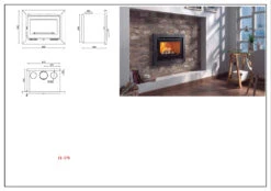 Insertable De Leña Modelo IT-170 K -Biohort || Napoleon || Weber Tienda de ventas Insertable de Lena Modelo IT 170 K 3