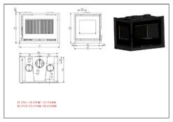 Insertable De Leña Modelo IT-172 DK 7 Insertable De Leña Modelo IT-172 DK -Biohort || Napoleon || Weber Tienda de ventas Insertable de Lena Modelo IT 172 DK 3