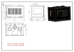 Insertable De Leña Modelo IT-182 DFK 6 Insertable De Leña Modelo IT-182 DFK -Biohort || Napoleon || Weber Tienda de ventas Insertable de Lena Modelo IT 182 DFK 3