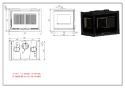 Insertable De Leña Modelo IT-182 D 7 Insertable De Leña Modelo IT-182 D -Biohort || Napoleon || Weber Tienda de ventas Insertable de Lena Modelo IT 182 D 3