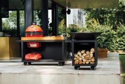 Mesa Con Tabla Teca Ofyr Negro Big Green Egg -Biohort || Napoleon || Weber Tienda de ventas Mesa con tabla Teca Ofyr Negro Big Green Egg O K T PRO B TW BGE 4